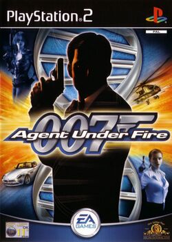 Box artwork for James Bond 007: Agent Under Fire.