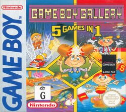 Box artwork for Game Boy Gallery.