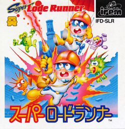 Box artwork for Super Lode Runner.