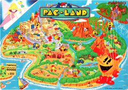 Box artwork for Pac-Land.