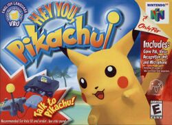 Box artwork for Hey You, Pikachu!.
