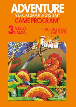Box artwork for Adventure (Atari).