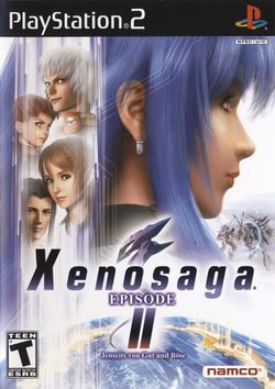 Box artwork for Xenosaga Episode II: Jenseits von Gut und Böse.