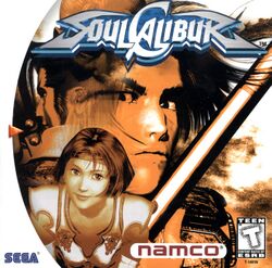 Box artwork for Soulcalibur.