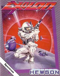 Box artwork for Exolon.