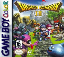 Box artwork for Dragon Warrior I & II.