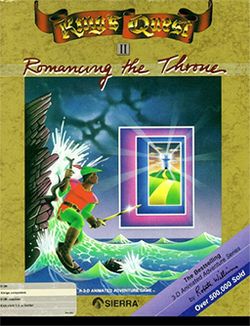 Box artwork for King's Quest II: Romancing the Throne.