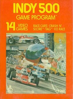 Box artwork for Indy 500.