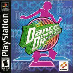 Box artwork for Dance Dance Revolution.