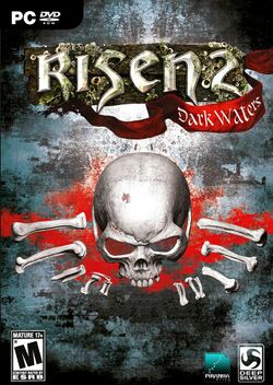 Box artwork for Risen 2: Dark Waters.