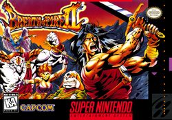 Box artwork for Breath of Fire II.