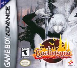 Box artwork for Castlevania: Aria of Sorrow.