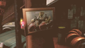 A picture of Mechanica and her Father posing with Max Brass, visible in Scrapyard.