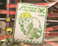 A sign featuring a tanuki.