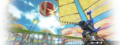 Byte punching the V-Ball.