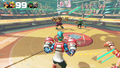 Spring Man & Ribbon Girl vs Ninjara & Master Mummy.
