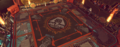 An overhead view of Sky Arena.