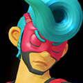 Spring Man blink.