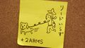 Thought of a new way to use ARMS… now I wanna walk my dog again! (Sticky note: "No leash needed.")