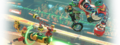 Min Min and Ribbon Girl fighting Ninjara and Spring Man.