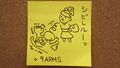 Ribbon Girl’s Sparky packs a shock—part of me wants to feel it for real! (Sticky note: "Shocking!")
