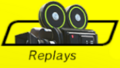 Menu icon for Replays.