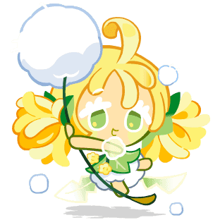 Dandelion Fairy Cookie