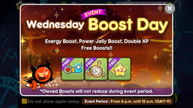 Wednesday Boost Day - Cookie Run Wiki