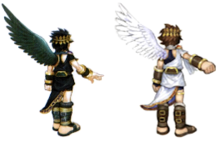 dark pit and pit kid icarus