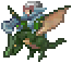 Wyvern Rider Sprite Green