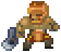 Axe Fighter Sprite Yellow