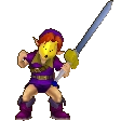Mask Salesman re-color costume for Young Link