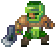 Axe Fighter Sprite Green