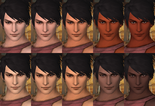 Skin tone options