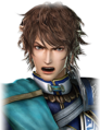 Angry facial expression