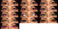 Available eye colors