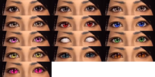 Available eye colors