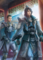 Shin Sangoku Musou Apuri portrait with Zhuge Dan