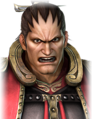 Angry facial expression