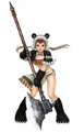Panda Garb costume set