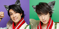 Butai Nobunyaga no Yabou Trial Production. From left to right: Mondo Ukai, Ryou Kitazono.