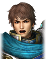 Angry facial expression without helmet