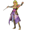 Toon Zelda re-color costume in Hyrule Warriors Legends