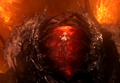 Diablosis Soma - The result of Thanatos forcefully using Filena to evolve. Due to its massive size, the player will have to scale to the higher levels of the stage to hit its weak spots, though it can block shots from one direction at times. It may even sweep the player off their feet with a claw swing. Extreme caution is recommended when trying to evade its moves.