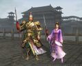 Cao Zhang (left) and Bianji (right) in Sangokushi Online