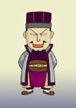 Super-deformed portrait