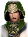 Surprised facial expression with hood