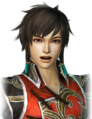 Surprised facial expression