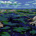 Marsh - A wetland caused by water spouts flooding grassy areas. Difficult to move into during battles.