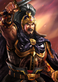 High rank aged battle portrait